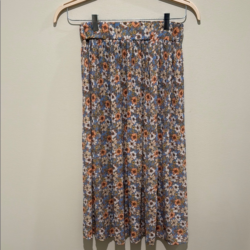 Floral Midi Skirt